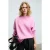 Oversized sweatshirt met ronde hals