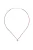 So Chic Ketting  lila / rood / zilver