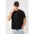TRENDYOL MAN Jongens Zwart Slogan Kort Oversized T-shirts