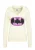 LOGOSHIRT Sweatshirt ‘Batman-Logo’  lichtgeel / lila / zwart