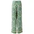 Miss Lagotte wide leg regular waist broek groen