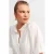 Dames Effen Mandarijnkraag Geweven Shirt