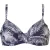 Livera Sw Bra Underw. Covering Bodee Palm Leaf Nocturnal Blue