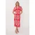 Esqualo midi jurk rood