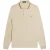 Fred Perry Long Sleeve Twin Tipped Oatmeal Beige Poloshirt