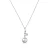Orphelia Dames 925 Sterling Zilveren Ketting met Hanger – Zilver ZH-4759