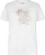 Esqualo T-shirt “Palm ESQ” embroidery Wit dames