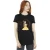 Disney Dames/Dames Beauty And The Beast I´d Rather Be Reading Katoenen boyfriend T-shirt (Zwart)