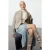 TRENDYOLMİLLA Dames Grijs Effen Oversized Jassen