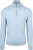 Suitable Merino Half Zip Trui Lichtblauw