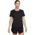 Nike Dri-FIT Standard-shirt voor dames (Zwart)
