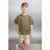 Oversized T-shirt van ribstof met ronde hals