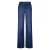 gardeur denim wide leg broek – donkerblauw