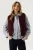 Garcia teddy gilet bordeauxrood