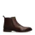 Manfield leren enkelboots bruin
