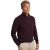 State of art bordeaux trui half zip wijde fit