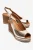 Helina Leren Wedge Sandaal