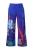 Ulla Popken Broek  kobaltblauw / gemengde kleuren