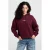 America Today hoodie met backprint donkerrood