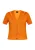 NAEMI Gebreid vest  donkeroranje
