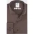 R2 Amsterdam Casual hemd lange mouw Bruin Solid dobby knitted 130.WSP.004/041