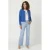 gardeur vest blauw gebreid