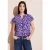 Street One Dames Blouse met print in Blauw