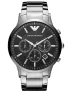 Emporio Armani Renato Heren Horloge Zilverkleurig AR2460