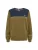 U.S. POLO ASSN. Trui ‘Klara’  navy / olijfgroen / wit