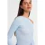 Slim Fit Asymmetrische Cut-Out Blouse