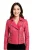 Dames leren fuchsia roze Brando bikerjack – Constantia