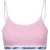 Reebok Crop-top voor dames met herhaald Alta-logo (Roze)