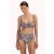 Cyell voorgevormde beugel bikinitop zwart/ecru/roze