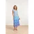Smashed Lemon 24360 dames maxi te jurk met ornamentaal print | off