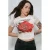 Desigual T-shirt met tekst – wit