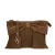 Manfield leren crossbody tas bruin