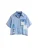 Desigual Blouse  blauw denim / lichtblauw / wit