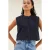 By-Bar Nori Sparkle Gilet Navy Lurex Stripe
