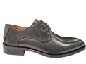 Melik Ranzek One Black Leer Nette veterschoenen
