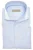 John Miller Slim Fit Overhemd lichtblauw, Pied De Poule