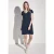 Street One Dames Jersey jurk in Blauw