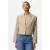 PIECES cropped blazer grijsbruin