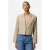 PIECES cropped blazer grijsbruin
