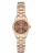 Glanzstücke München Analoog horloge  bruin / rose-goud