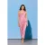 TRENDYOLMİLLA Dames Roze Effen Maxi Mouwloos Slip Avond & Gala Jurk