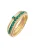 ELLI Ring  blauw / goud