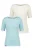 alife & kickin Shirt ‘HildeAK A’  ecru / lichtblauw