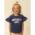 LOOXS little T-shirt donkerblauw met glitter