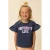 LOOXS little T-shirt donkerblauw met glitter