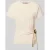 Christian Berg Woman Selection T-shirt in wikkellook met broche